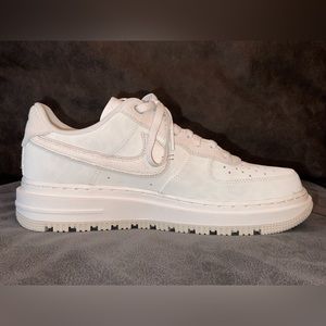 “Nike Air Force Luxe: Triple White”
Size: US Men’s 10.5